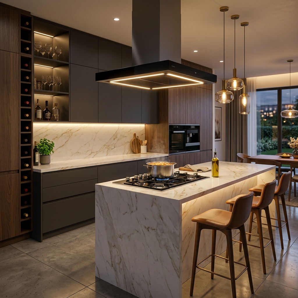 Rutu City Richland Premium Modular Kitchen
